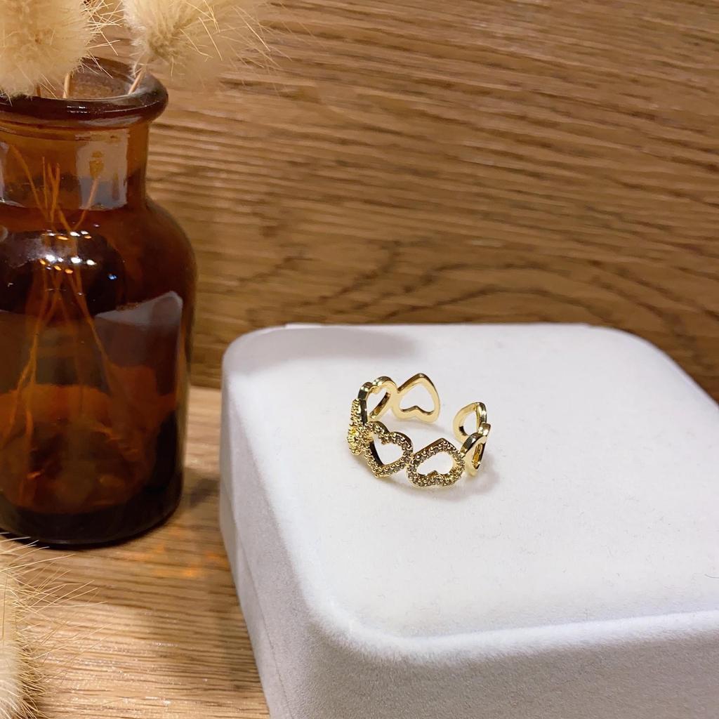 Korean Style Adjustable Butterfly Open Ring - Minimalist, Unique Design