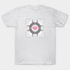 Женская футболка Companion Cube с принтом Харадзюку, кавайная футболка, летняя футболка с коротким рукавом, женская футболка, топ