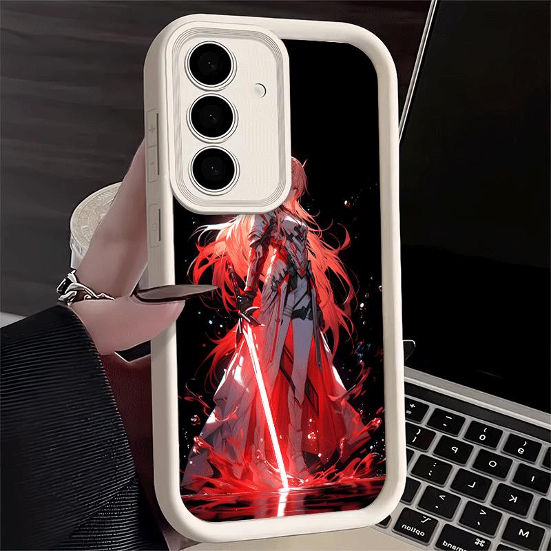 Чехол для телефона для Samsung Galaxy A17 A16 A15 A14 A13 Sword Art Online Юки Асуна A56 A36 A26 A55 A35 A25 A54 A34 A24 A53 A33 A23 A