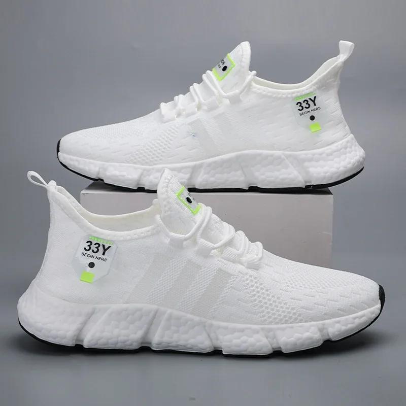 Men Running Shoes Breathable Mesh Sports Shoes Women Brand Sneakers Lightweight Casual Tennis Shoes Luxury Male Tenis Masculino