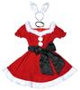 Clearstone Miminoel Christmas Cosplay Costume 2-Way Bunny Santa for Women, Red