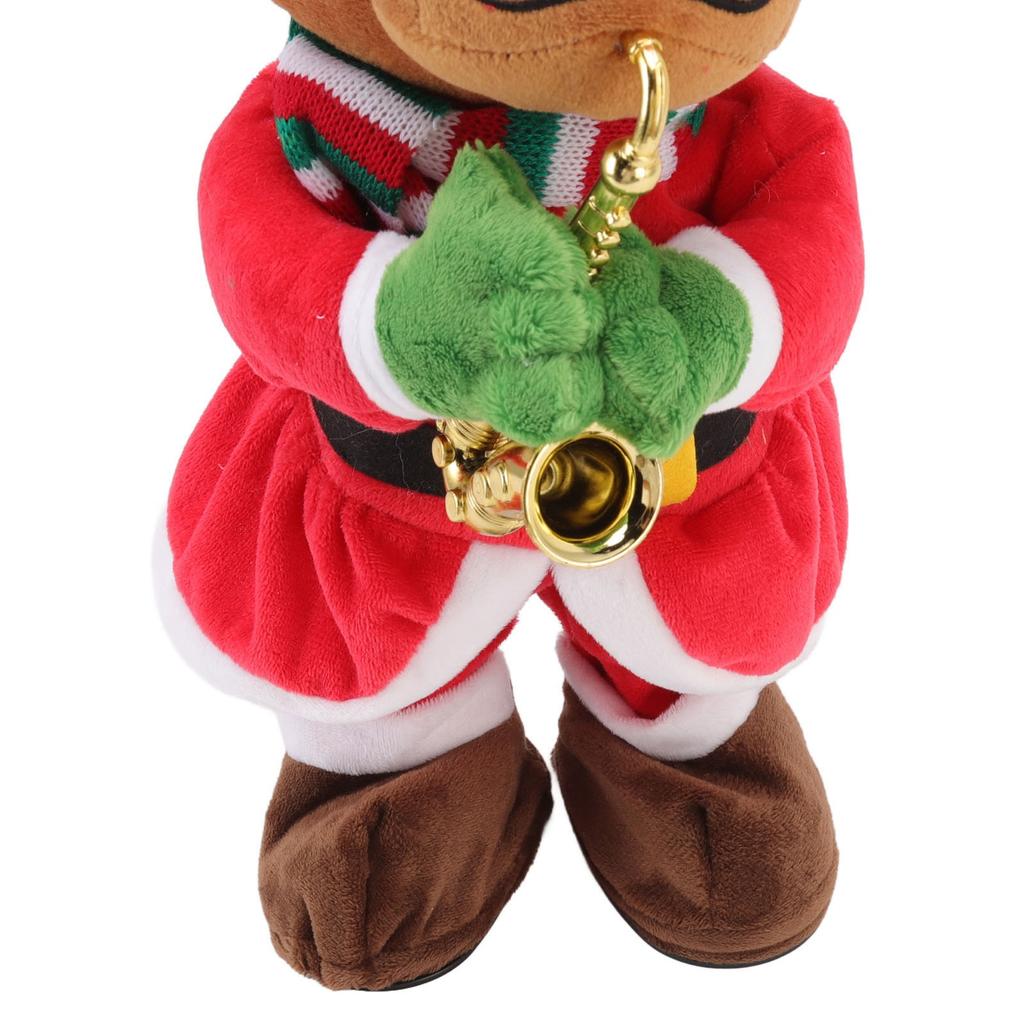 Cotton Filling Animated Christmas Plush Doll Dancing Christmas Doll Party Decoration