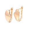 Fashion 18k Rose Gold Plated Latest Stylish Copper Zircon Earrings for Women and Girls