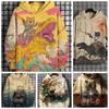 Cartoon Cat And Dinosaur 3d Print Graphic Hoodies Men Women Fashion Oversized Hoodie Sweatshirt Coat Women Sweats Animal Clothes