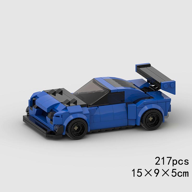 MOC Speed Sports Super Race Car Model Building Blocks Pickup Police Bricks City Racing Vehicle SUV Technical Rally Sport Toy