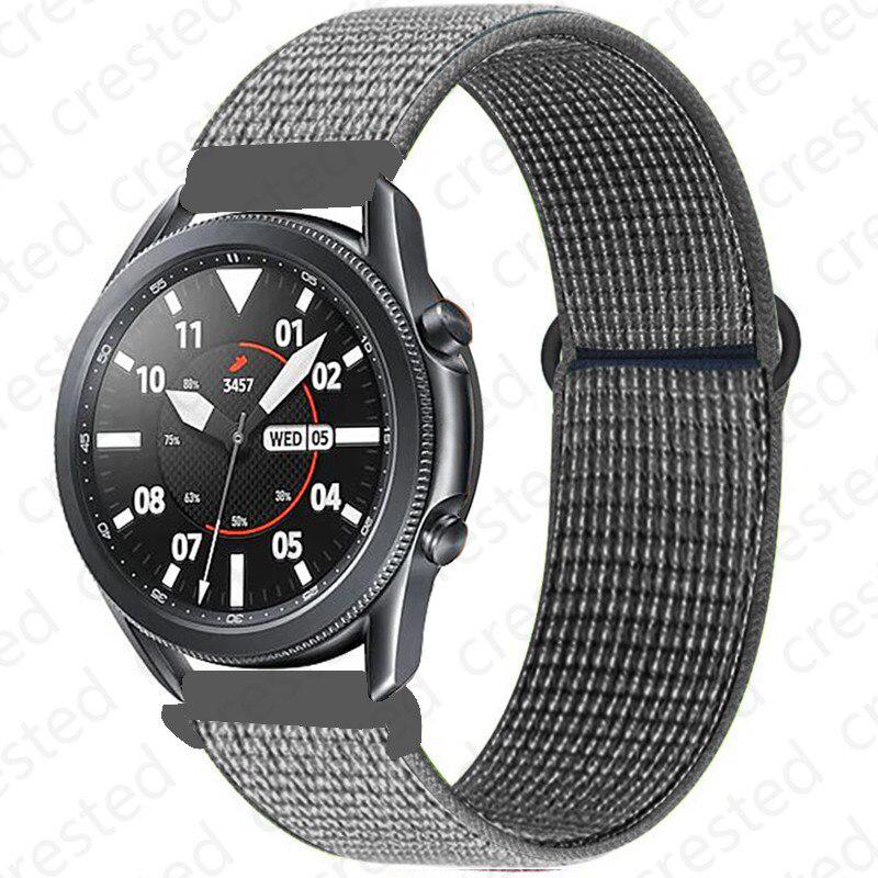 Ремешок 20/22 мм для Galaxy Watch 3/46/42 мм / активный 2 ремешка Samsung Gear S3 Frontier Sport нейлоновый браслет Huawei watch GT 2 41 45 мм
