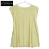 PLEATS PLEASE 21 Нержавеющая сталь PP11-JK203 Желтый Топ без рукавов с V-образным вырезом топы 3 желтых Б/у