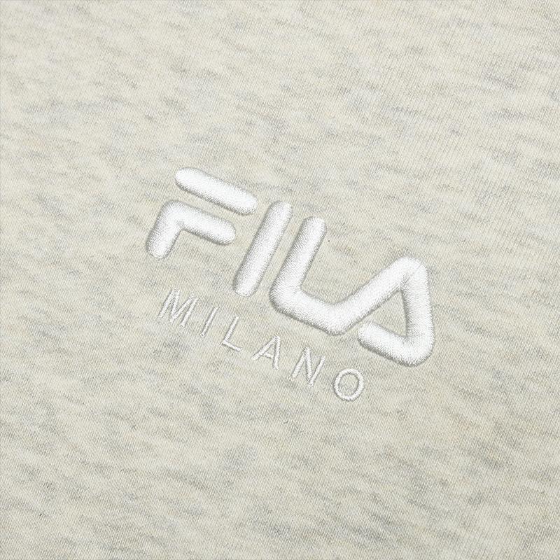 New FILA Sweatshirt Men's Light Khaki Heather Gray F11M445201FLK