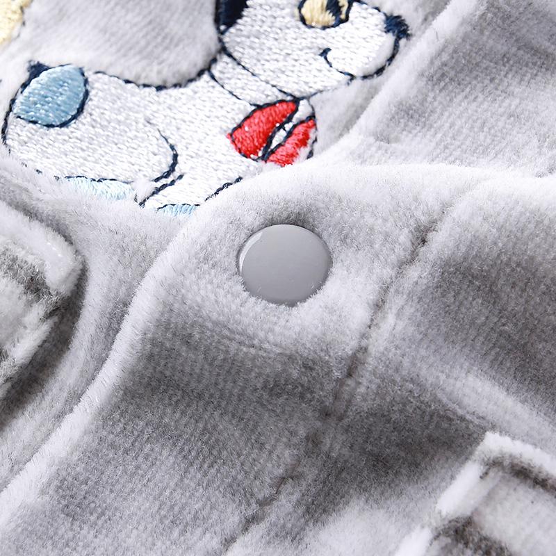 Boy And Girls Baby Infant Clothing Velour Winter Spring Long Sleeve Trousers Set With Hat Buttons Kidswear Aapparel