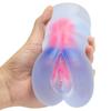 Transparent Blue Men's Masturbation Cup Casting Fake Vagina Adult Sex Toys Pocket Pussy Blow Job Machine Sex Doll