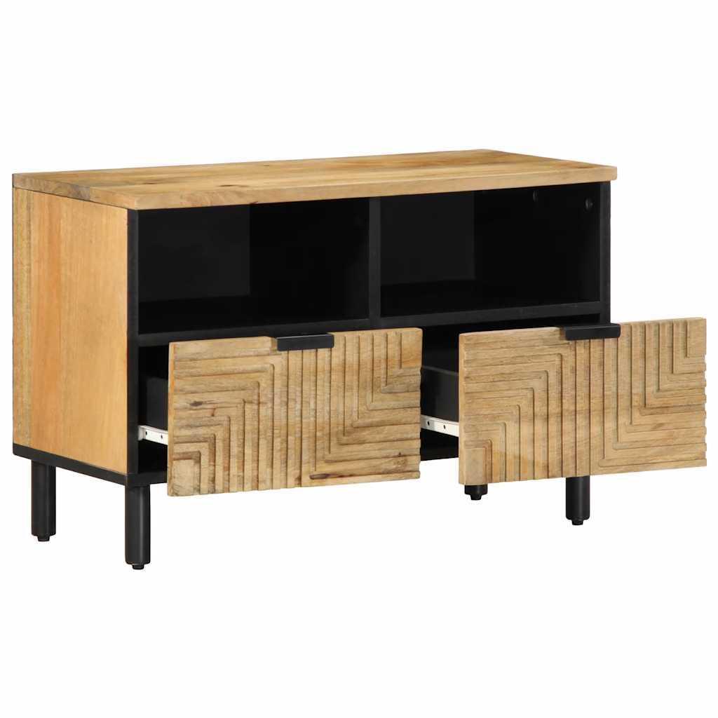 TV Stand in Brown 70 x 33 x 46 cm Solid Mango Wood