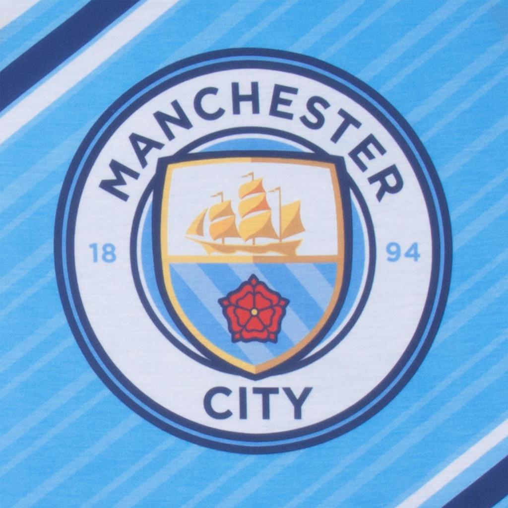 Мальчиковый сублимированный комплект для сна с длинным рукавом Manchester City FC