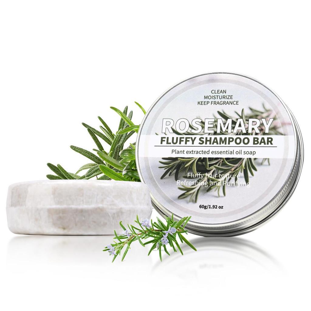 Coconut & He Shou Wu Ginseng Bamboo Charcoal Shampoo Soap with Essential Oils & Cypress Leaf