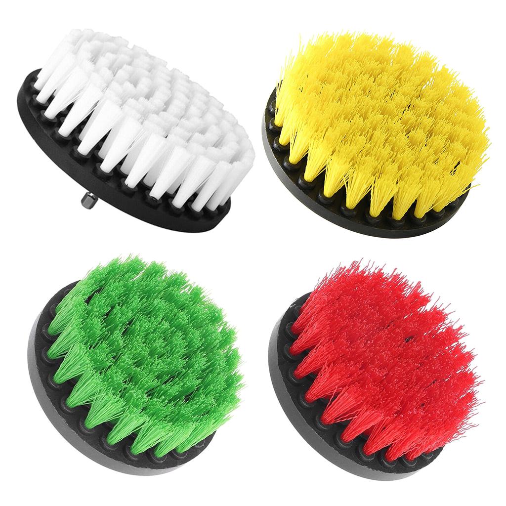 Насадка-щетка для дрели Мягкая насадка-щетка для электрошвабры для чистки душевых кабин, ванн, ванных комнат, плиточного шва, ковров