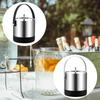 Ice Bucket with Lid Serving Bucket Double Layer Champagne Bucket Drink Tub Barrel for Camping Patio Event Wedding Restaurant