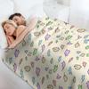 Heartstopper Leaves Throw Blanket Soft Solid Color Blanket for Couch Bed