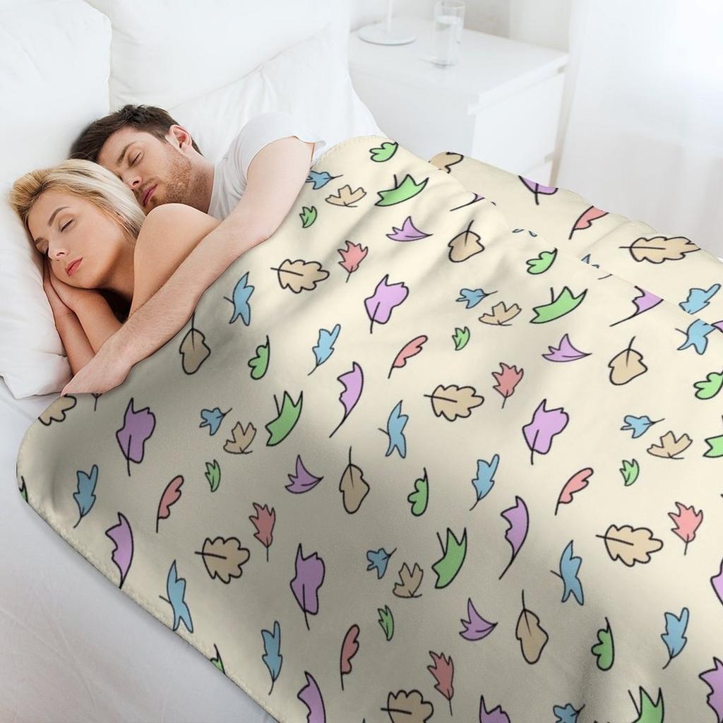 Heartstopper Leaves Throw Blanket Soft Solid Color Blanket for Couch Bed
