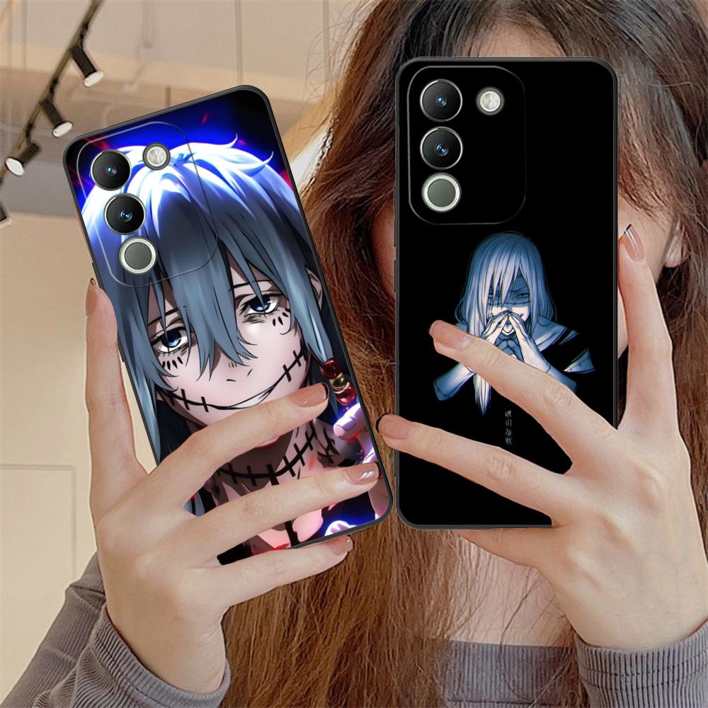 Чехол для телефона JJK Mahito для VIVO Y77 76 75 74 73 72 58 56 55 51 50 38 36 Y19 Y18 Y03 Y01 5G Мягкий ТПУ Ударопрочный Чехол