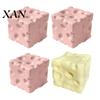 Relaxation Hand Toy 1/2Pcs Pink Cheese Squeeze Stress Relief Yellow Block Fidget Fake Cube Sensory Reduction Ball