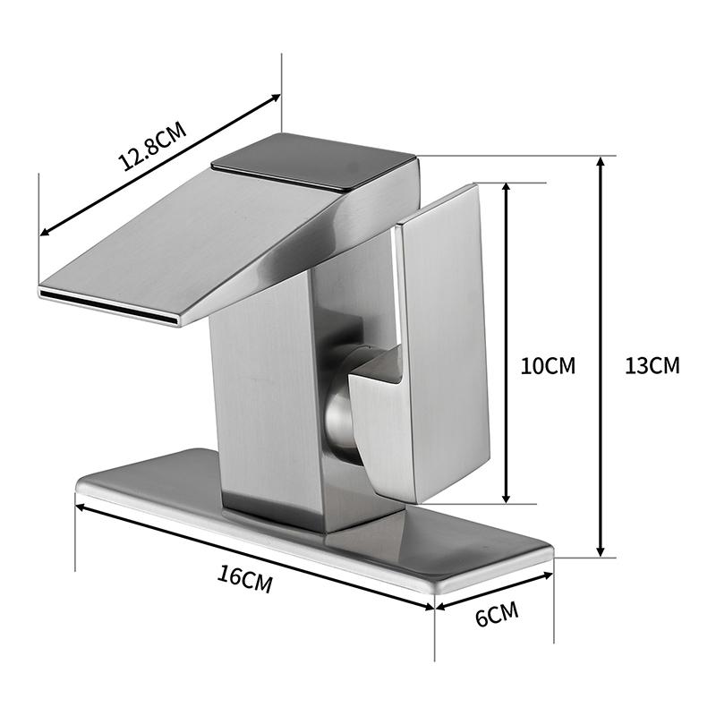 Роскошный высокотехнологичный смеситель с цифровым дисплеем ℉℃ для раковины в ванной комнате, смеситель с датчиком температуры, кухонный смеситель для раковины, смеситель для туалетного столика, водопадный смеситель