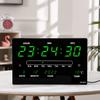 LED Digital Electronic Clock Backlight Large Digital Alarm Clock Temperature Calendar Bedroom Wall Calendar Clock