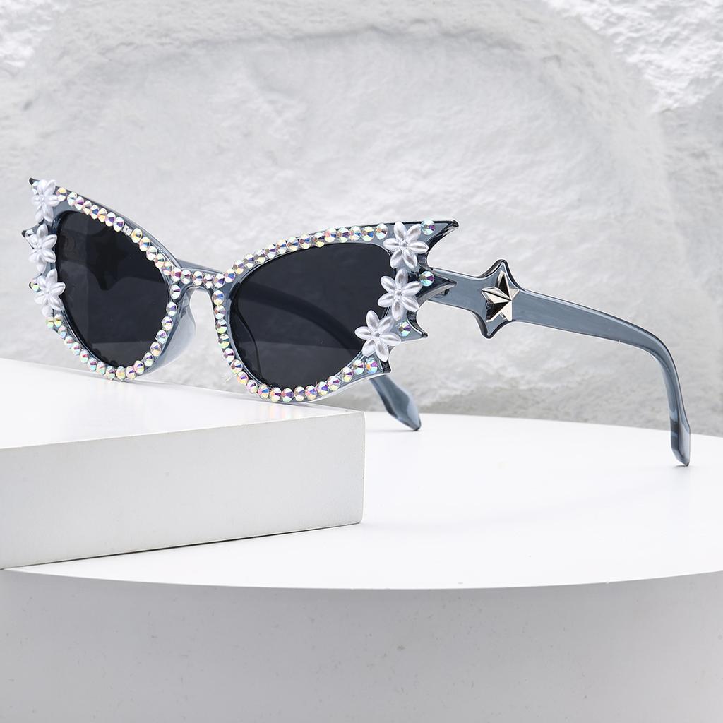 1pc WOMEN'S GLASSES New Cross-border Framed with Glasses Personality Holiday Atmosphere Photo Modeling Trend WOMEN'S GLASSES