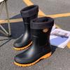 Оптовая фабрика Мужские Нескользящие Водонепроницаемые Модные Дождевые Туфли Дождевые Сапоги