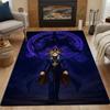 Mystical Duelist and Dark Sorcerer Patterned carpet, non slip mat suitable for living room and bedroom sofas
