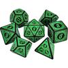 Multi-Sided 7-Die Dice Set Game Dice For TRPG DND Accessories Polyhedral D4 D6 D8 D10 D12 D20 Dice For Board Card Game Math Game