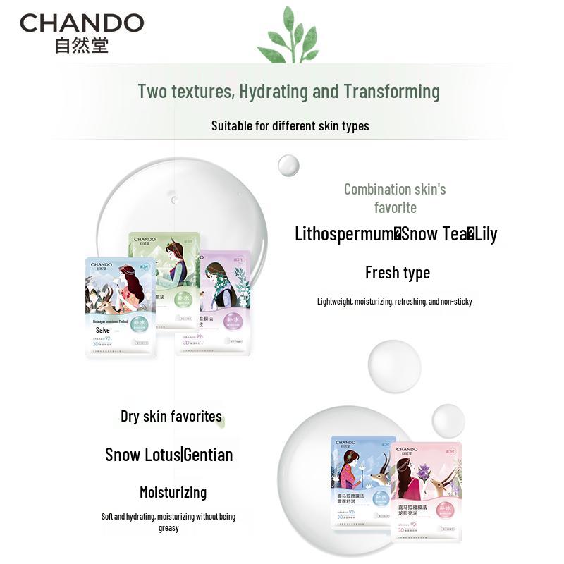 CHANDO Himalayan Plant Hydrating Sheet Mask Set (28 pcs)