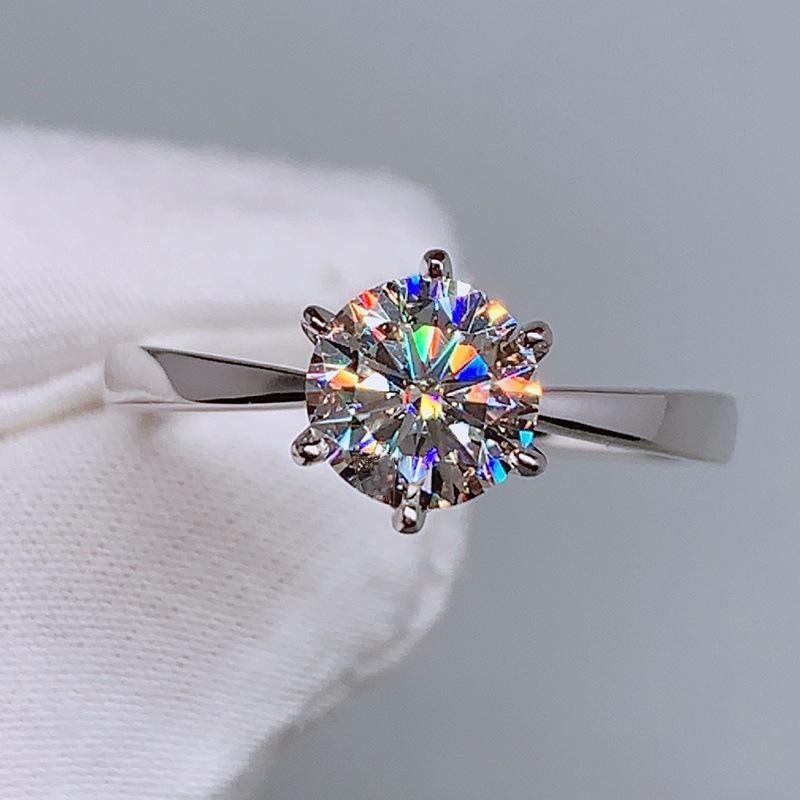 Кольцо Huitan Six Claw Cubic Zirconia для женщин, цветное, простое, элегантное, предложение о помолвке, кольца, подарок, модные украшения