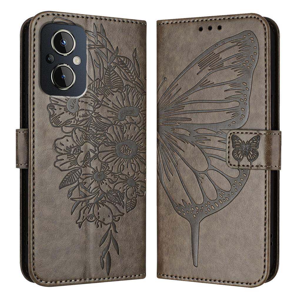 Чехол из искусственной кожи с бабочками и цветами, подставка для карт, слоты, противоударный откидной чехол из ТПУ для OnePlus Nord N10 5G, N100 5G, 8T, Nord CE 2 5,10R, Nord 2T...