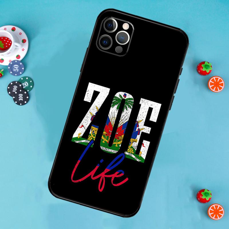 Vintage Haiti Haitian Flag Phone Case For iPhone 17 Air 14 16 15 11 12 13 Pro Max 12 13 mini 15 16 Plus 16e Cover Funda