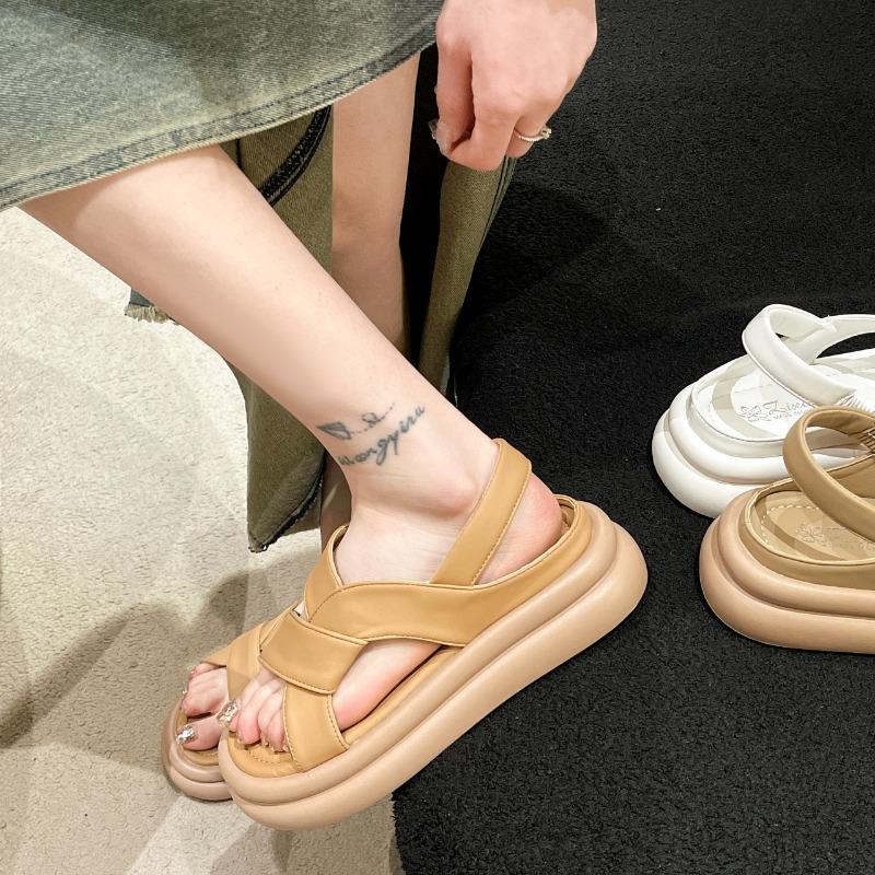 Ladies' Summer Thick Bottom Beach Roman Sandals