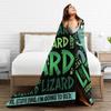 The Lizard Lizard Ah I'm Going To Bed blanket Fleece Hoppers Tom Lizard Super Warm Throw blanket for Bedding Couch Bedspread