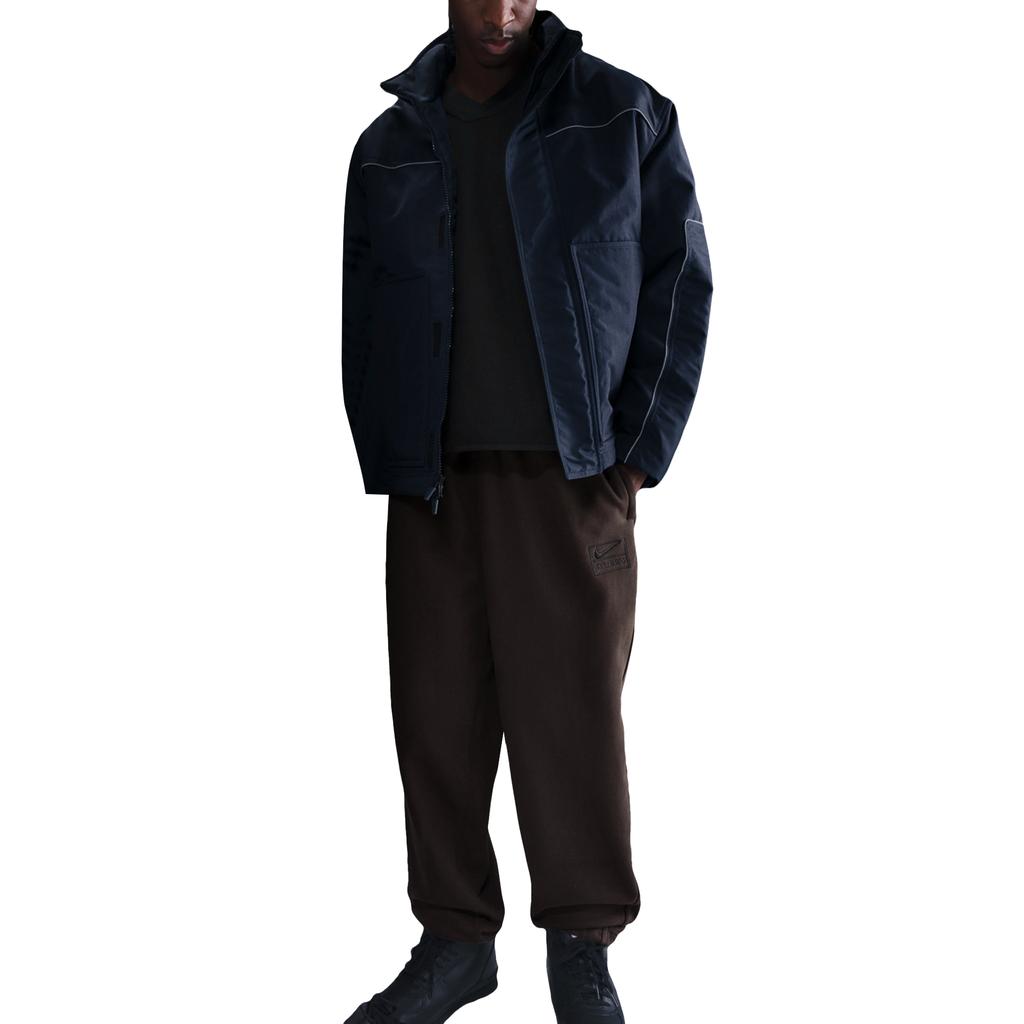 Nike X Stüssy Коллаборация Однотонные Брюки Плюшевые Повседневные Унисекс Низ FN5236-261