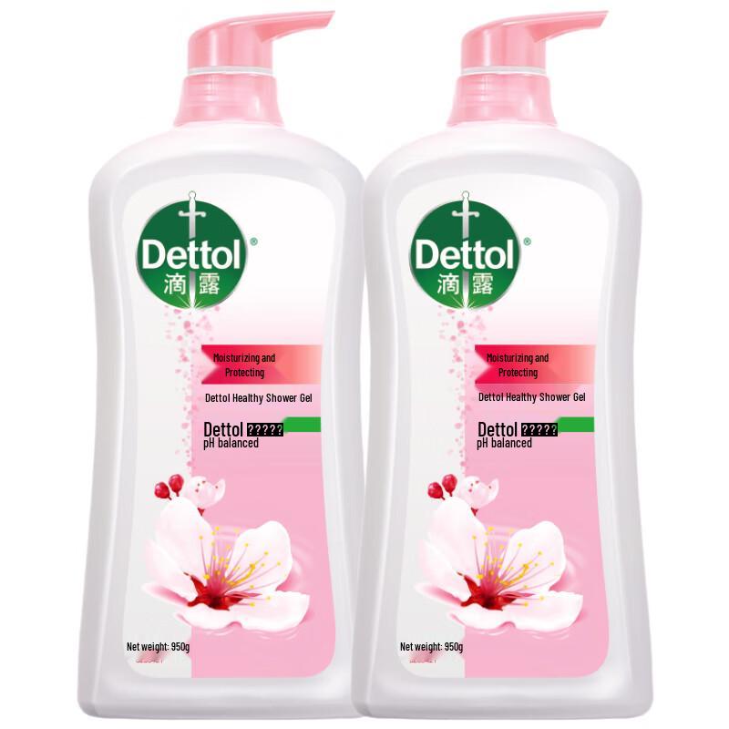 Dettol Увлажняющий гель для душа 950 г 2 шт.