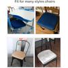 Augld 14x14 Metal Chair Cushion Set of 2 Memory Foam School Chair Cushion Small U Shape Seat Cushion Navy
