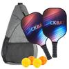 Pickleball Racket Beach Rackets Outdoor Sports 40 Hole Pickleball Glass Fiber Portable Net Pocket Suction Ball Set