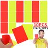 Soccer Referee Warning and Ejection Card PVC Soccer Referee Red Yellow Card Football Match Training Accessories Referee Supplies