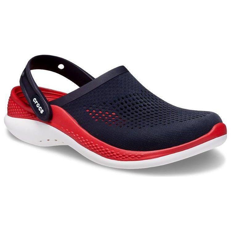 Crocs Легкие Удобные Нескользящие Сабо Унисекс Обувь Темно-синий Перец чили 206708-4CC