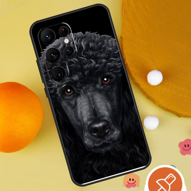 Poodle Dog Phone Case For Samsung Galaxy S25 Ultra S23 S22 S21 Ultra S9 S10 S20 Plus S24 FE Funda Cover