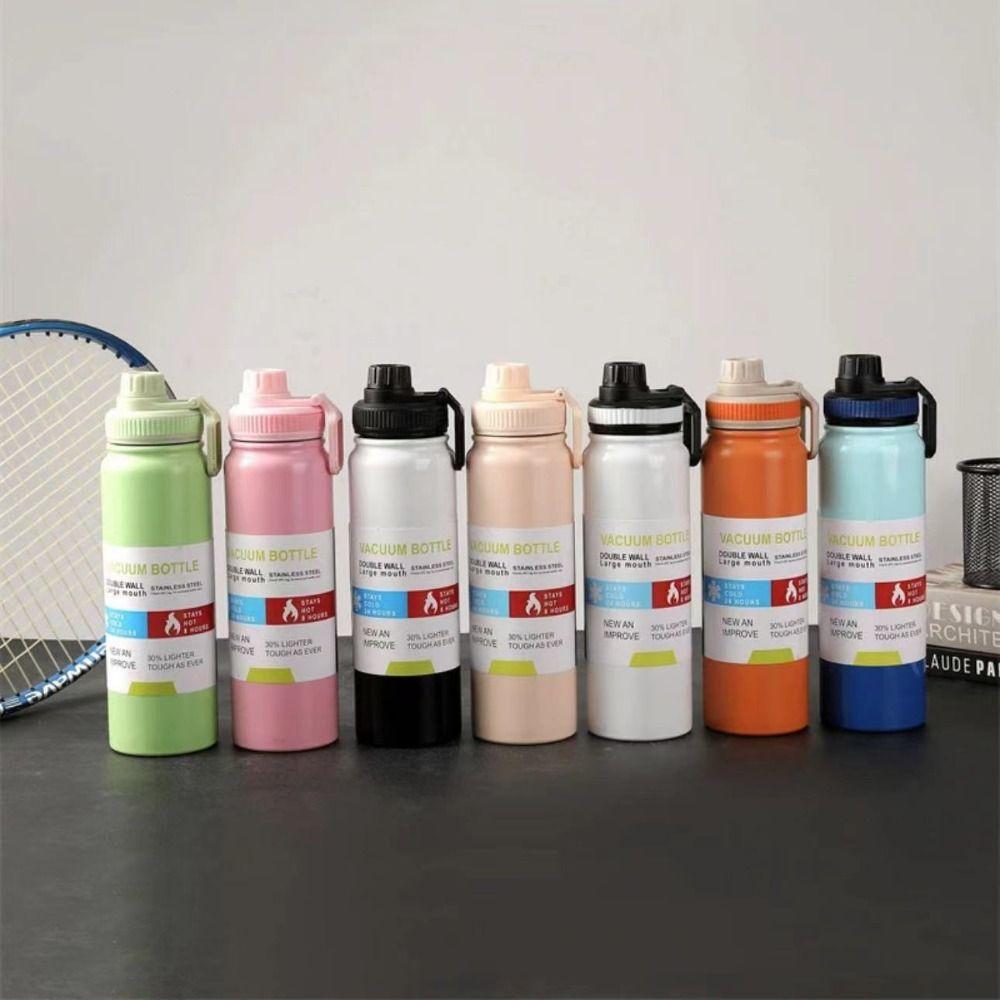 Stainless Steel Insulated Cup Leakproof Sports Water Bottle Vacuum Flask Cold/Hot Drink