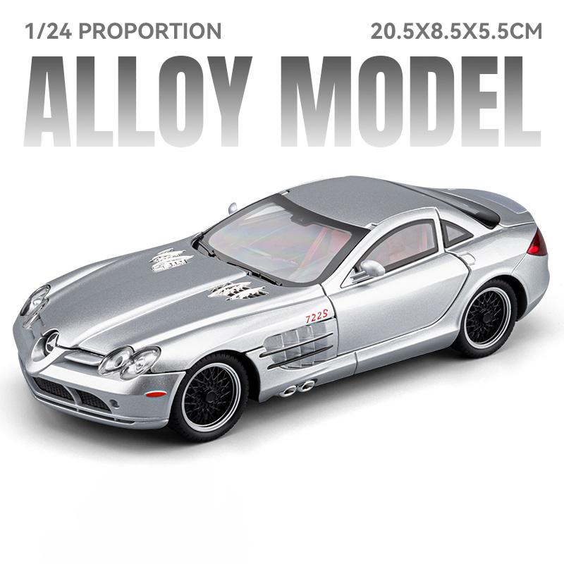 1:24 Бенц SLR McLaren 722 S Родстер Спидстер Суперкар Сплав Металл Литье под давлением Модель Автомобиля Подарок на День Святого Валентина Для Парня Коллекция