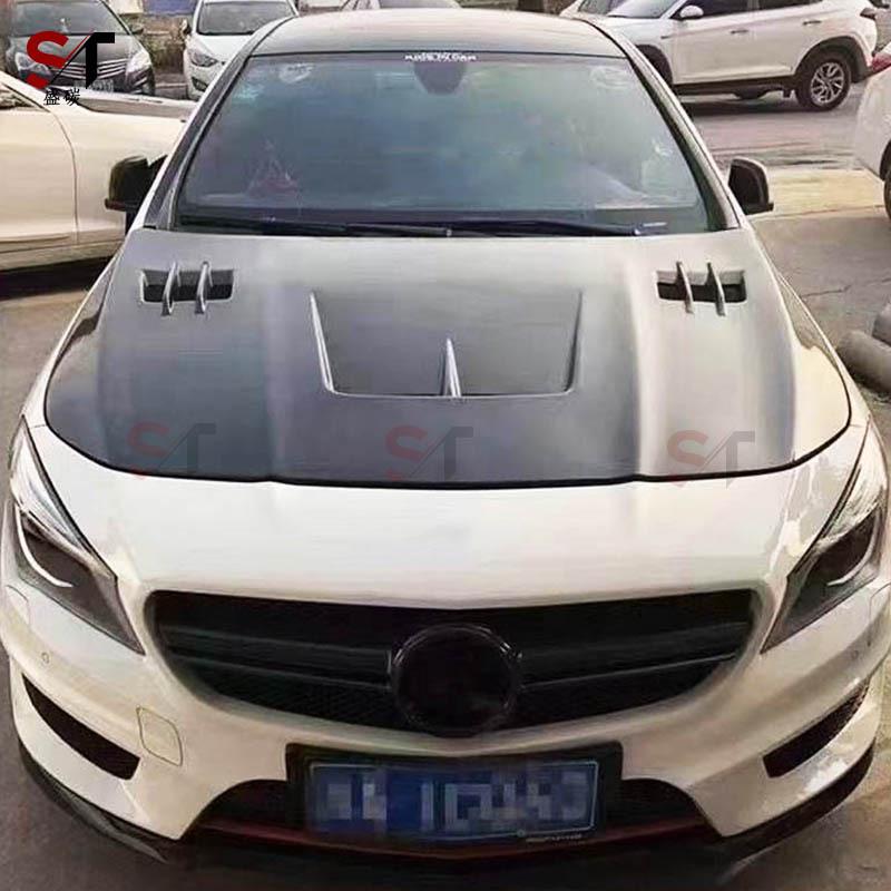 Mercedes CLA-Class W117 Carbon Fiber Front Hood Kit