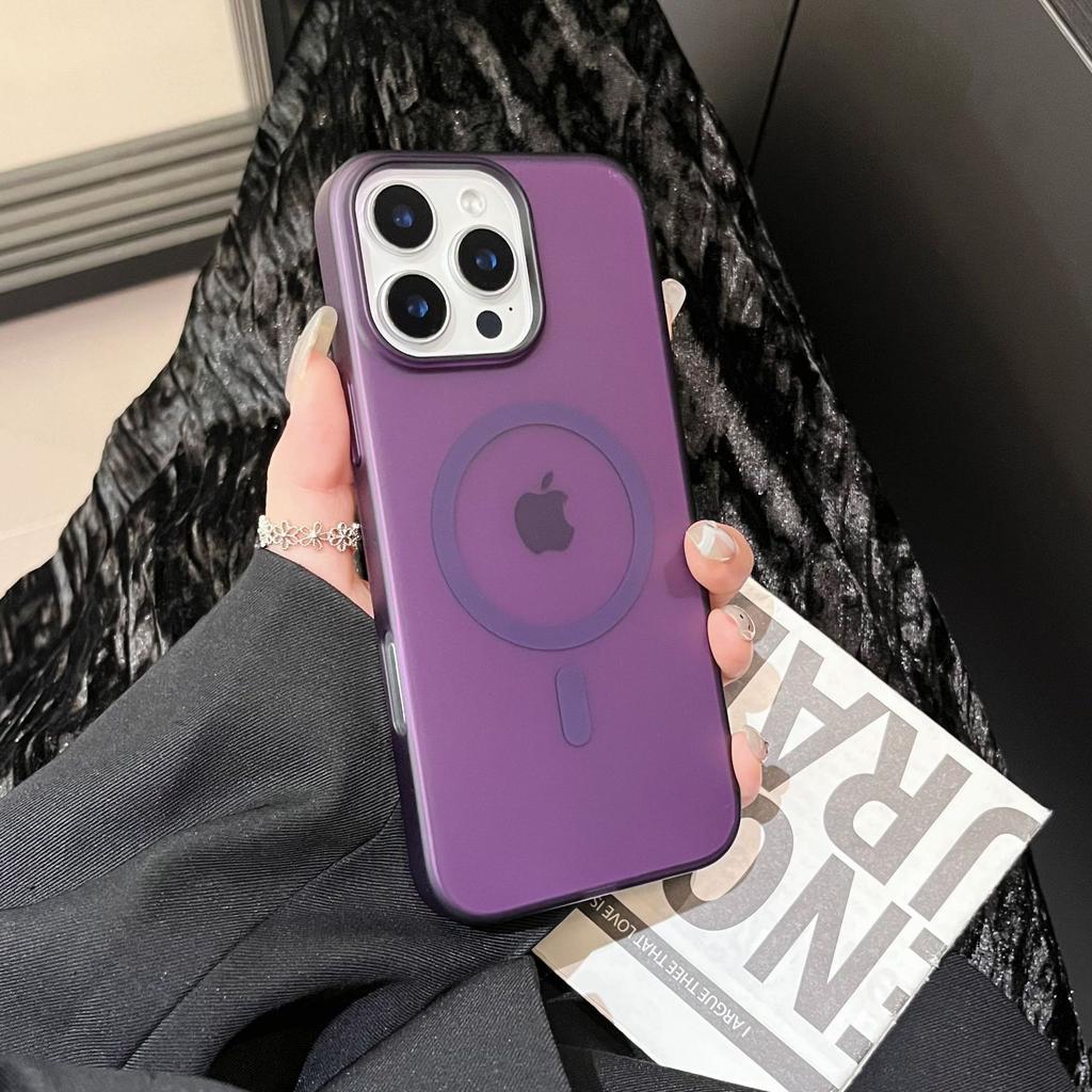 Новый простой магнитный чехол для мобильного телефона Apple 16 Promax для IPhone 15, матовый на ощупь, ПК жесткий чехол