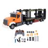 RC Truck Trailer Music Light Double Layers High Simulation Remote Control Transport Truck Toy для