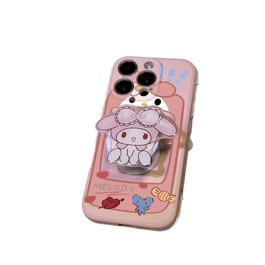 Розовый чехол-подставка с подушкой безопасности Sanrio KT для Apple 16