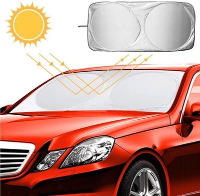 Автомобильный солнцезащитный козырек - Универсальный - 160 x 85 см - Защита от УФ-лучей - Нейлон - Легко складывается