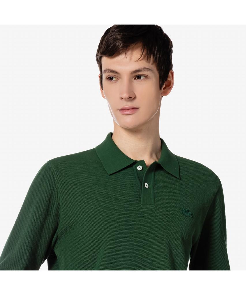 LACOSTE Men'S Long Sleeve Pique Sweater Polo Ah206E-55G 132